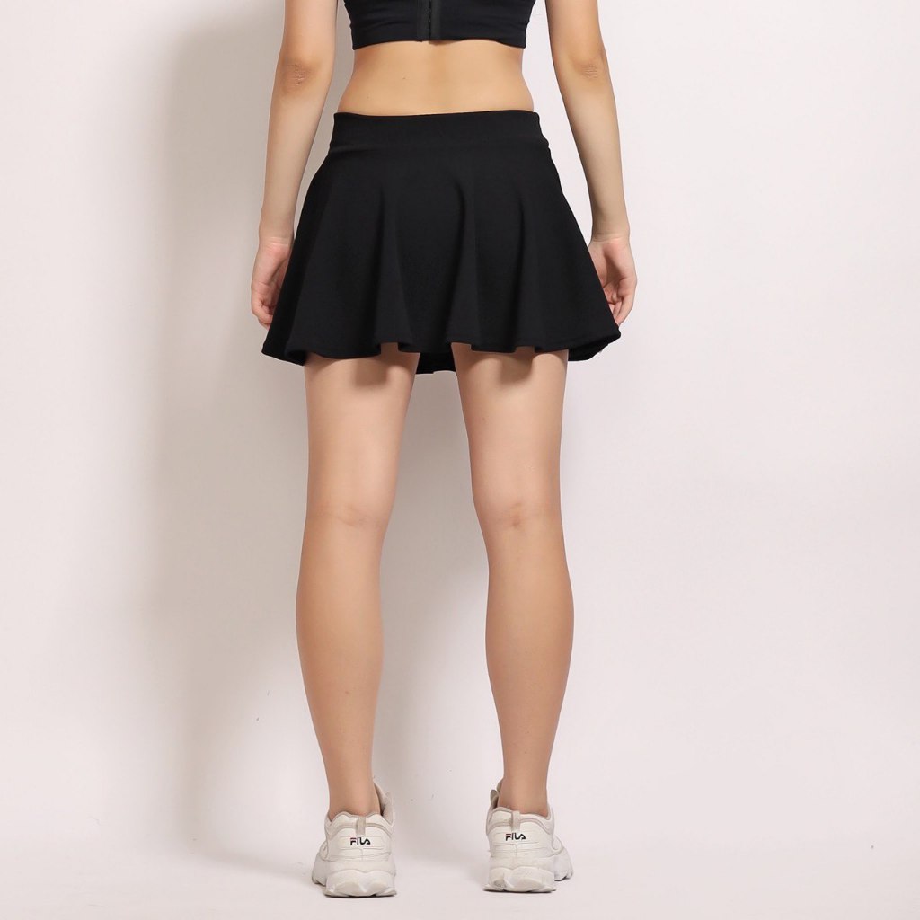 MANIAK Rok Mini   Short Skirt Flare Casual High Waist Olahraga Tennis  Gym Voly Golf Senam Dancer Zumba Aerobik Bulutangkis Renang Sepeda Lari Poundfit