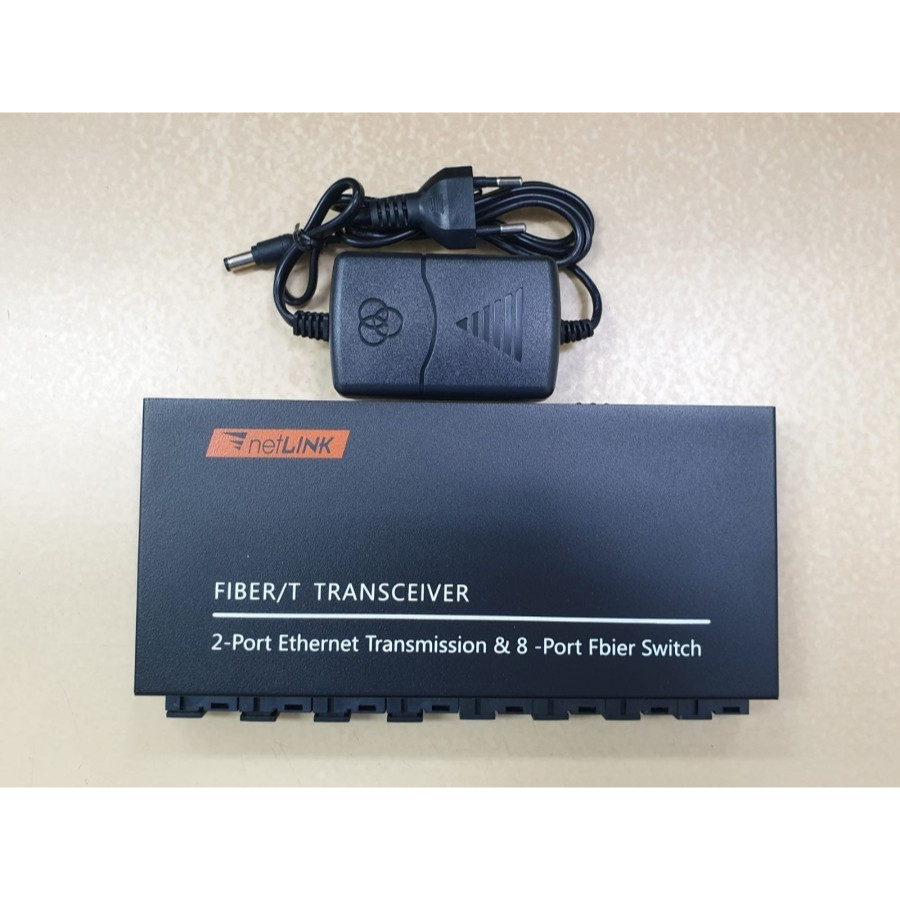 Media converter 8 FO - 2 LAN GIGABIT