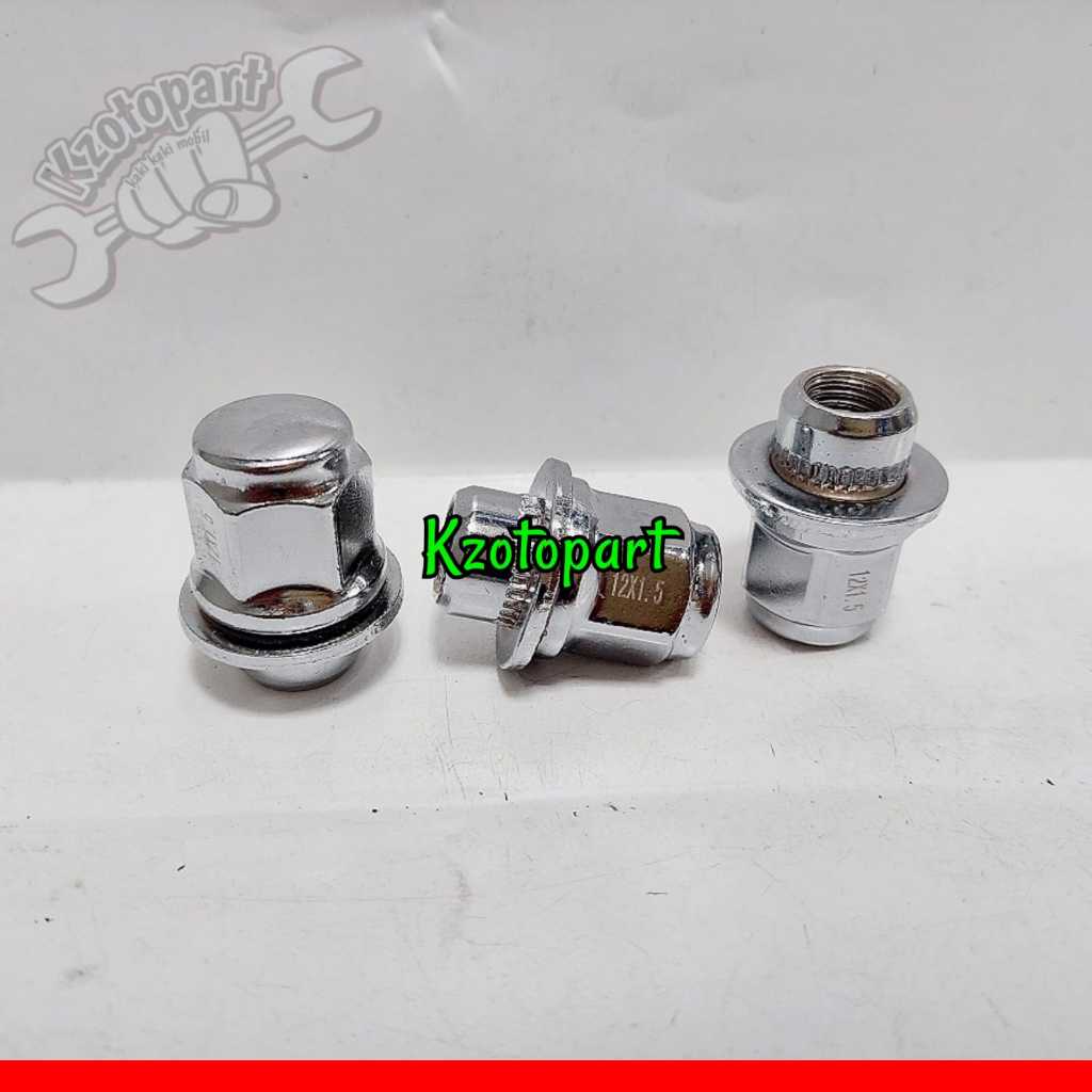 Mur Baut Roda Mur Racing Nut Racing Mitsubishi Strada L200 L300 Triton Pajero Sport Xpander Kuda 12x