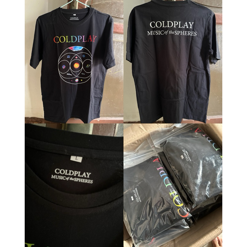 Ready Stock - Tshirt dan Lanyard Coldplay