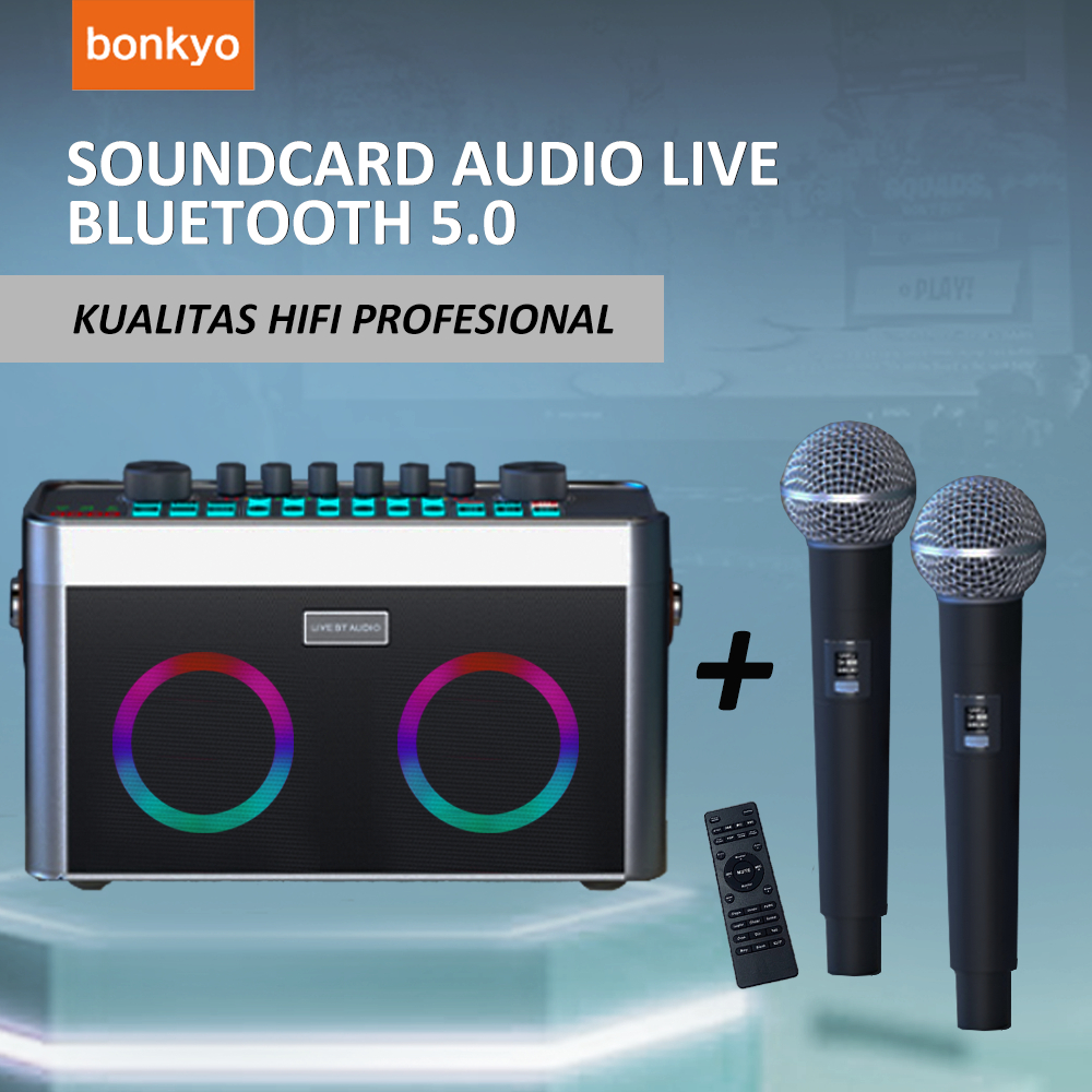 Bonkyo SY9 sound card audio all-in-one machine singing live professional sound card set