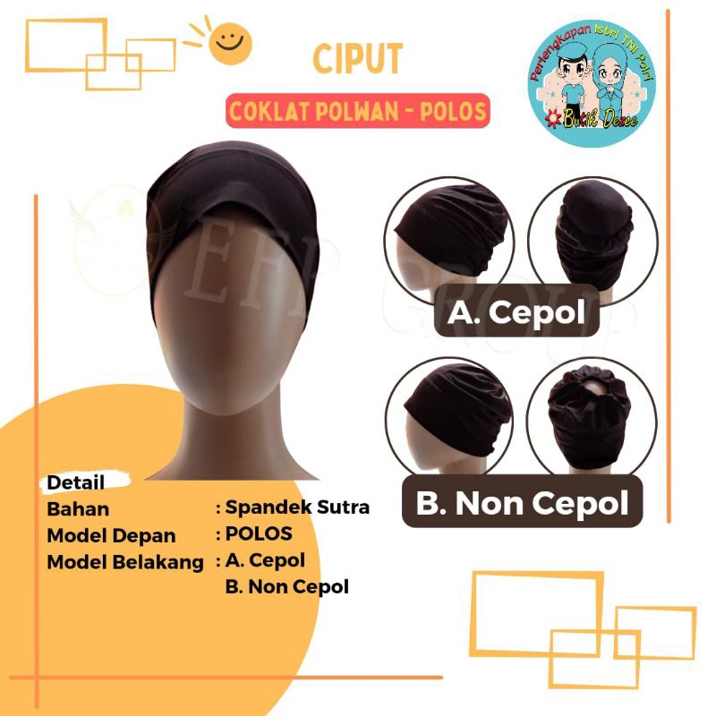 CIPUT COKLAT POLWAN BAHAN SPANDEK