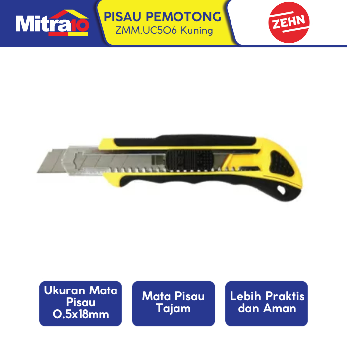 

Zehn Pisau Pemotong ZMm.UC506 0.5X1.8 Cm Kuning