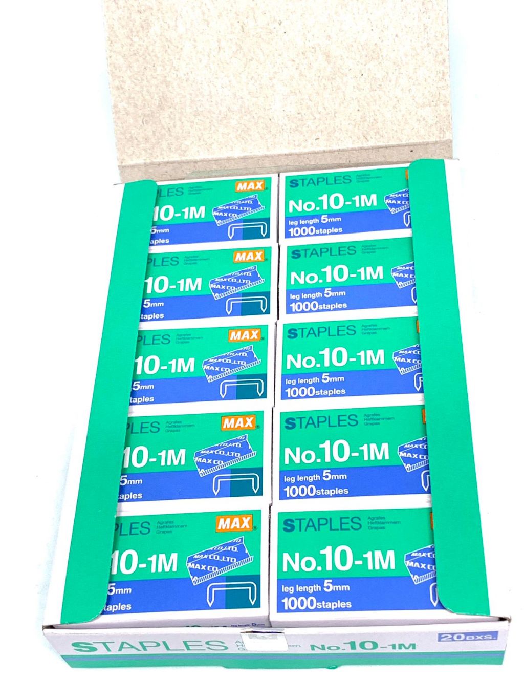 

PER PACK Staples Max no. 10 dan no. 3 - 1M 24 / 6 Steples Hekter