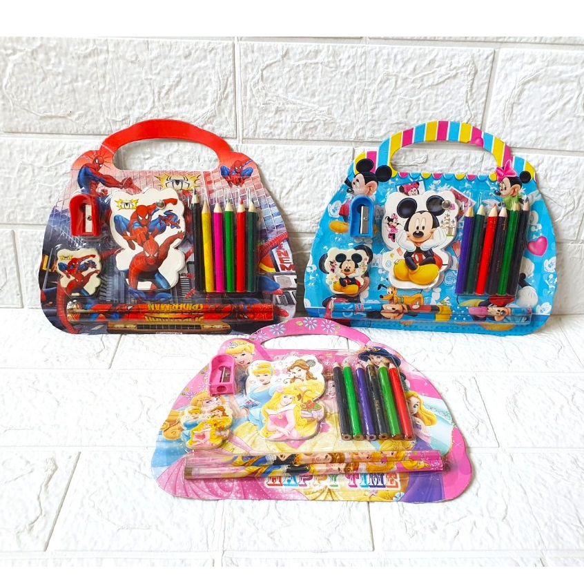 

Study Set Karakter / Stationery Set Fancy 5 in 1