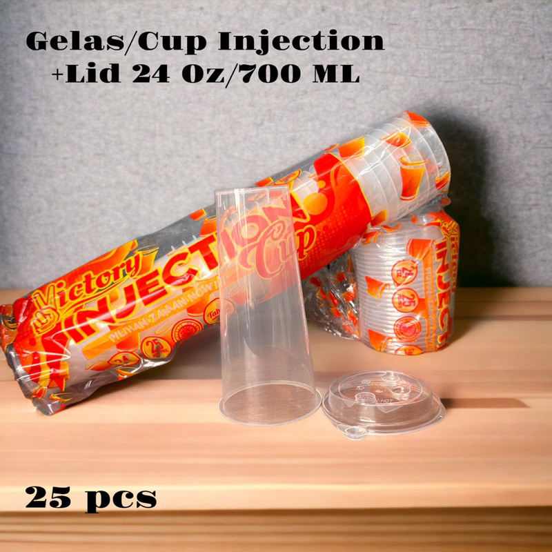 Gelas/Cup Injection 24 Oz/700 ML