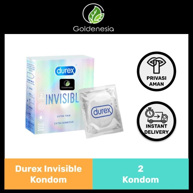 Kondom Durex Invisible isi 2 / 20 Pcs Paling Tipis