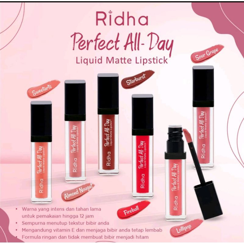 PerfectAllDayLiquidMatteLipstik Ridha