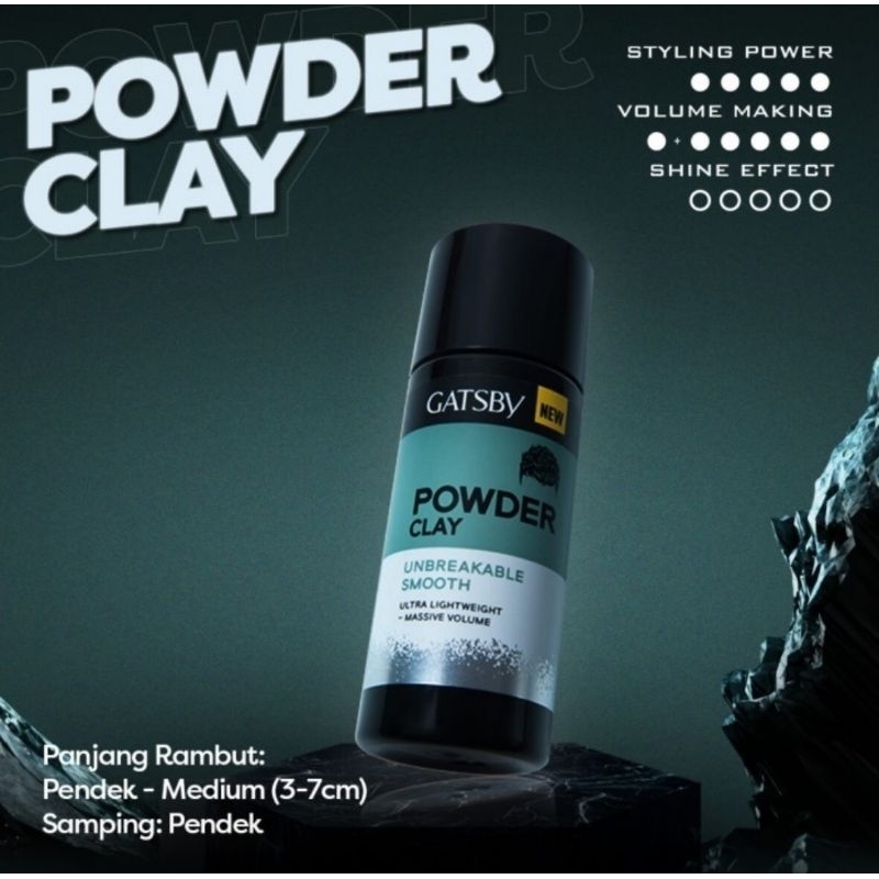 Gatsby Powder Clay Hair