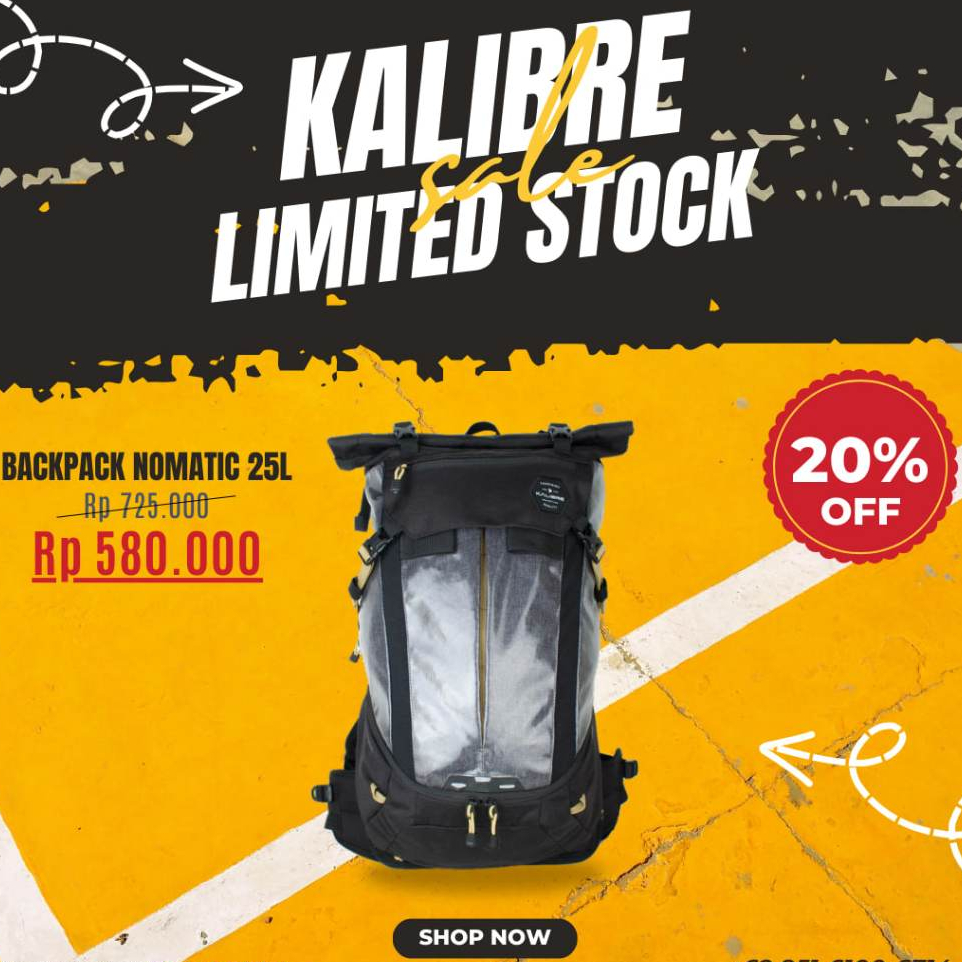 Tas Ransel Kalibre Backpack Nomatic 25L 910908045