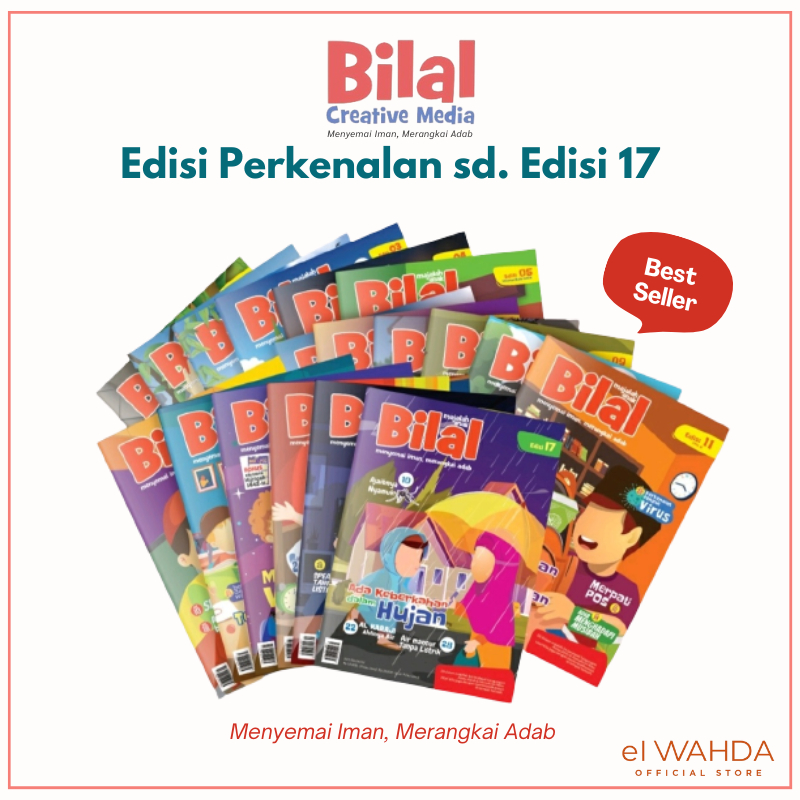 Majalah Bilal Edisi Satuan Lengkap Semua Edisi Majalah Anak Muslim
