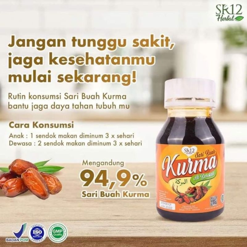Sari Buah Kurma SR12/Sari Kurma SR12/ Madu Kurma SR12