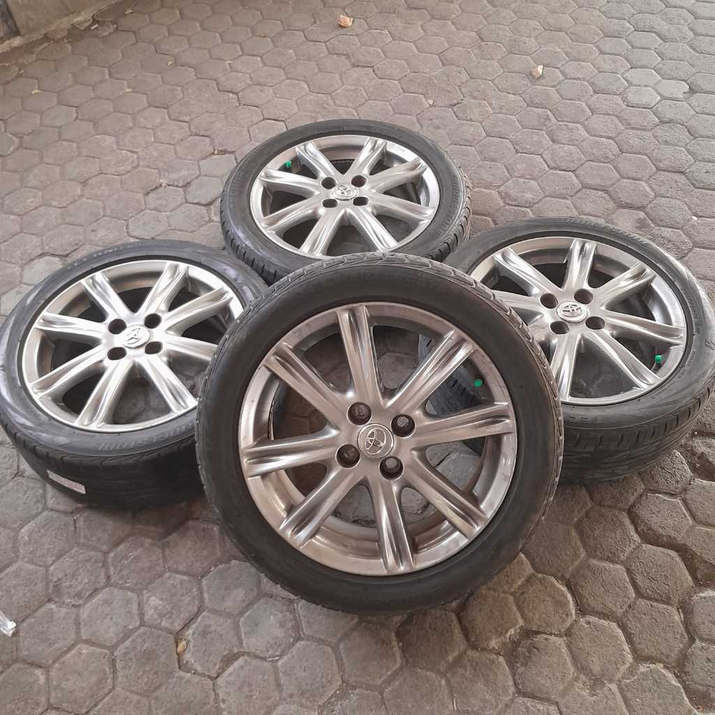 Velg Bekas Oem STD YARIS R16X6 4X100 ET51 + BAN 195 50 R16
