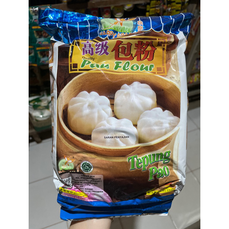 

TEPUNG PAO INSTANT HAPPY GRASS 1.3kg