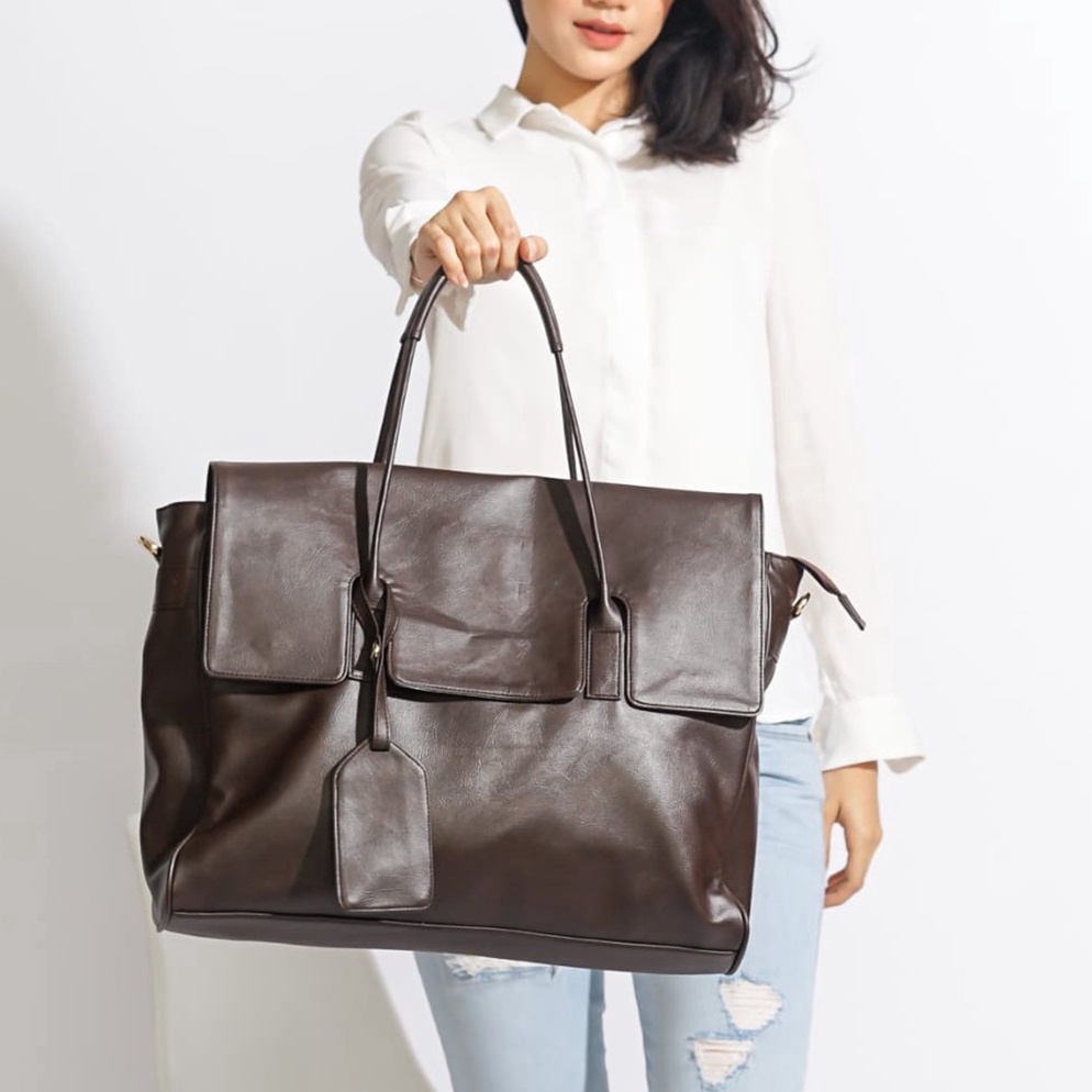 Potongan spesial Tas Laptop Wanita | BASIC TOTE LAPTOP BAG | Tote Bag Laptop Kantor