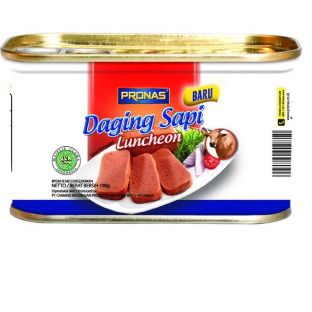 

Pronas luncheon sapi 198g