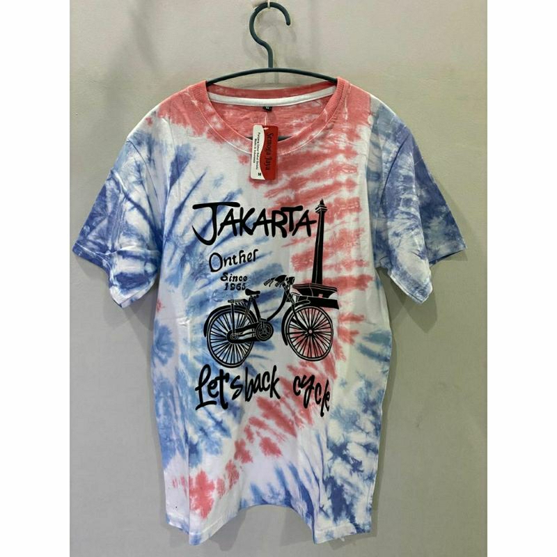 KAOS TIE DYE DEWASA - KAOS OLEH-OLEH JAKARTA - BAJU OLEH-OLEH KAS JAKARTA - BAJU WISATA MONAS