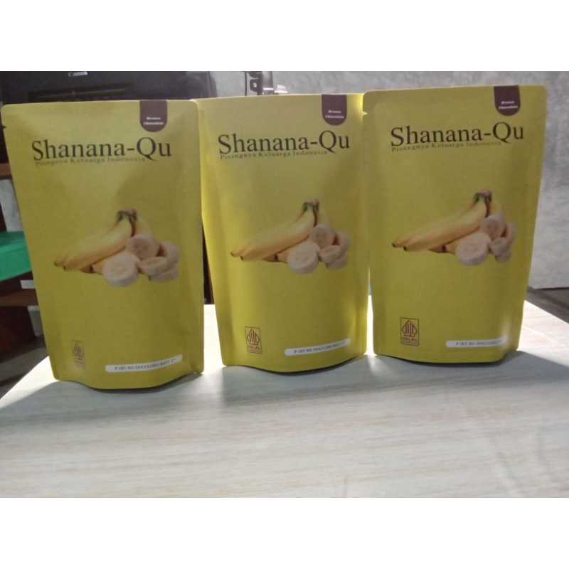 

Shanana-Qu Banana Chips I Paket Brown Chocolate 3pcs