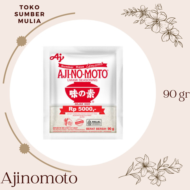 

Ajinomoto 5000 Berat Bersih 90 gram