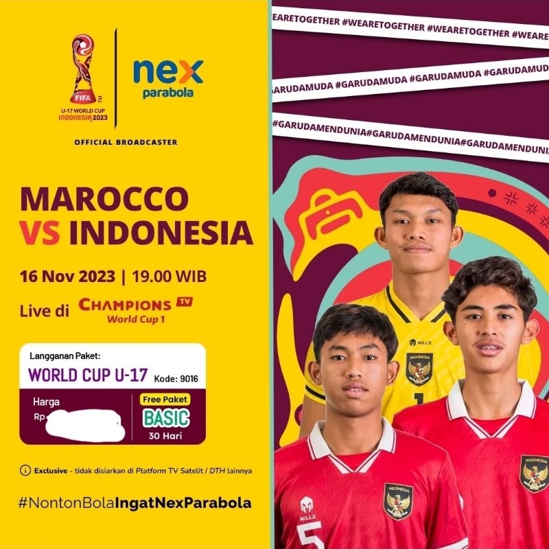 Paket World Cup U-17 Nex Parabola