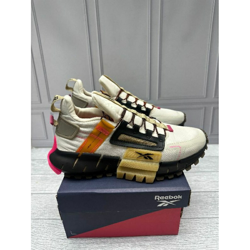 Reebok Zig Kinetica Edge Alabaster Orange Pink Ombre