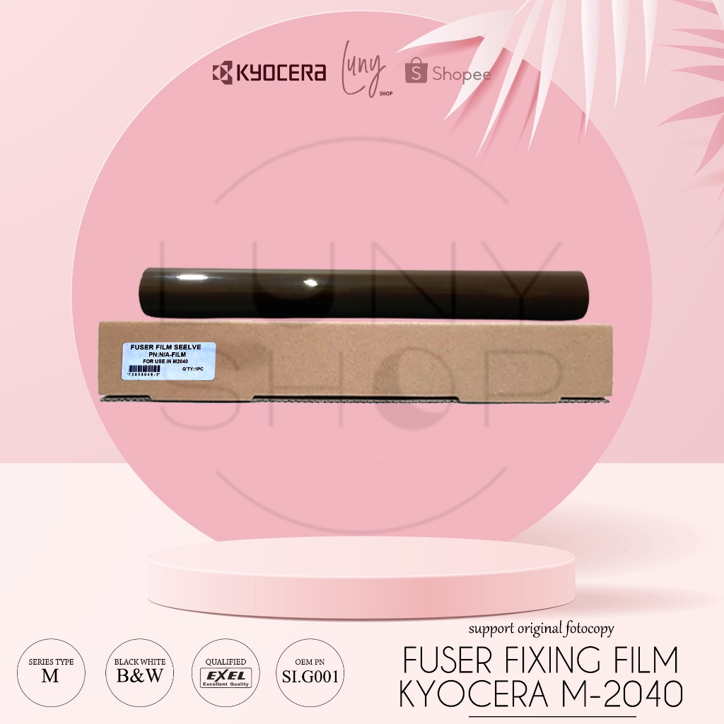 Fuser Fixing Film Sleeve Kyocera M 2040 2540 2640 DN Exel Printer Pemanas Ecosys Original OEM Luny S