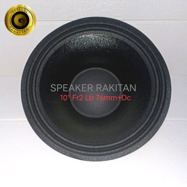 Daun speaker 10 inch lubang 3 inch coating + Duscup .2pcs