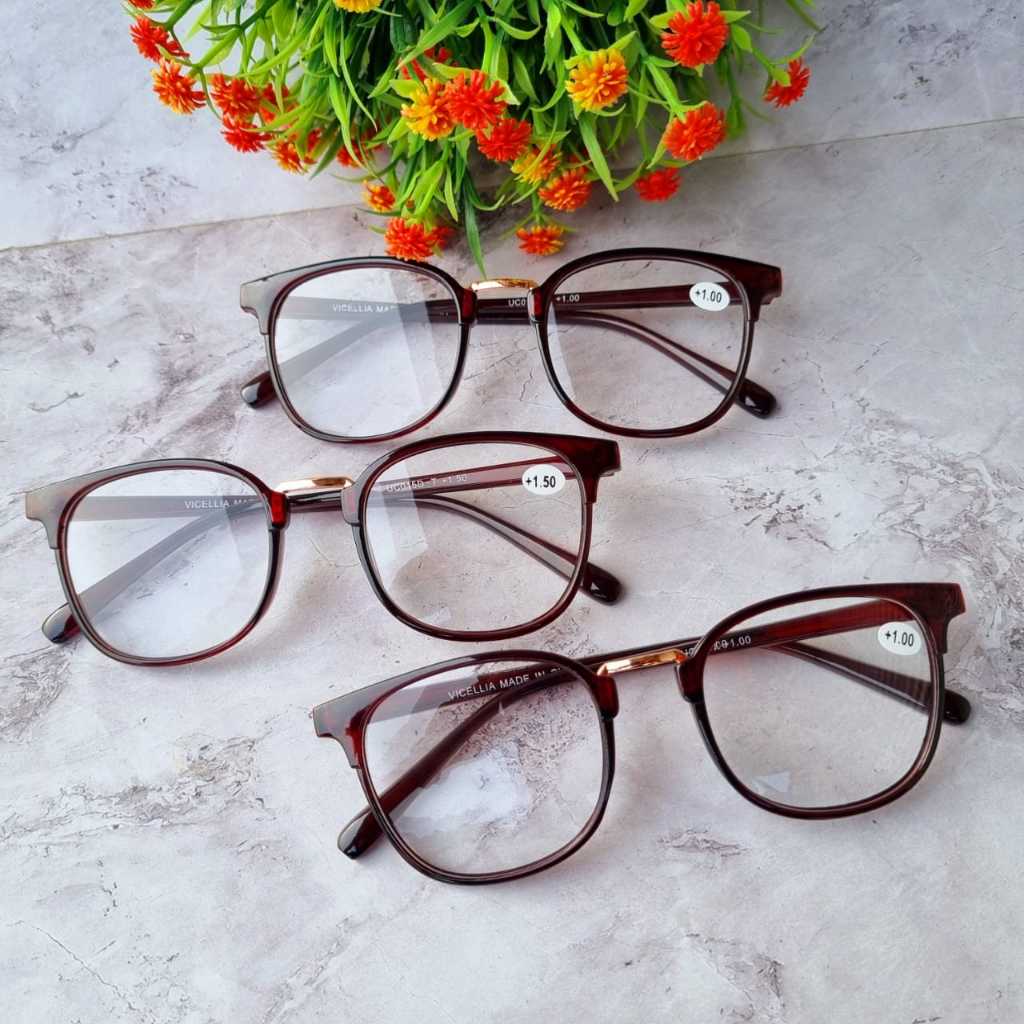 KACAMATA PLUS UC015/KACAMATA BACA/ KACAMATA BACA PRIA//WANITA/ KACAMATA BACA//PLUS TERBARU/KACAMATA 