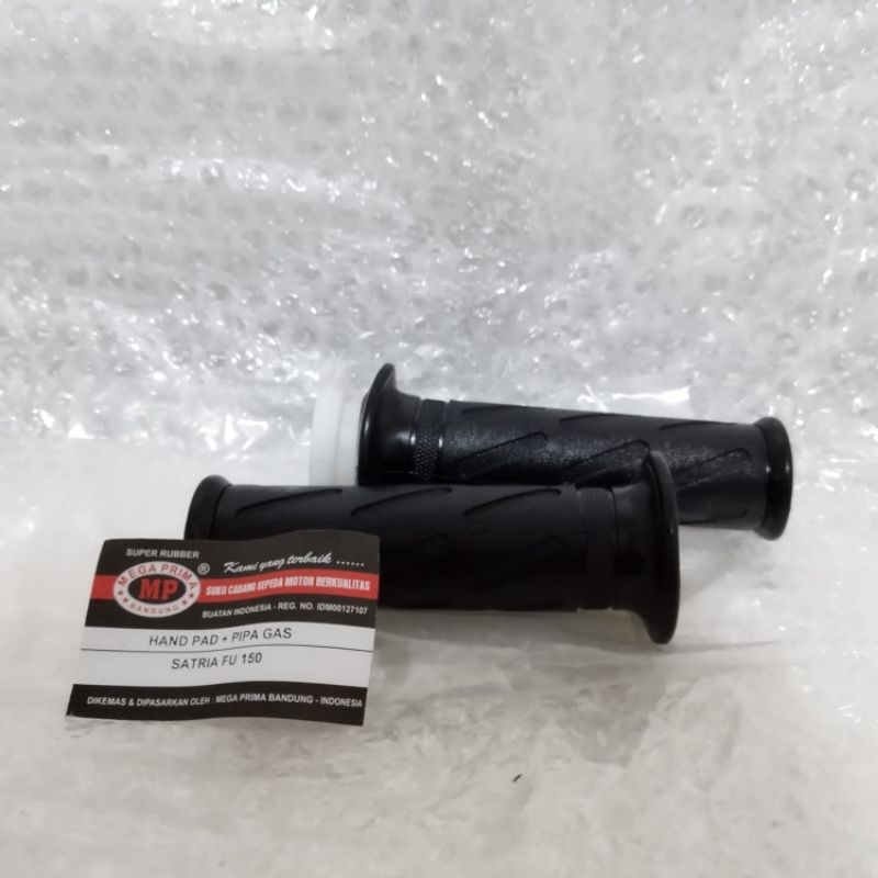 HANDGRIP HANDFAT 1 SET KANAN KIRI + PIPA GAS SUZUKI SATRIA FU 150 ORIGINAL MP