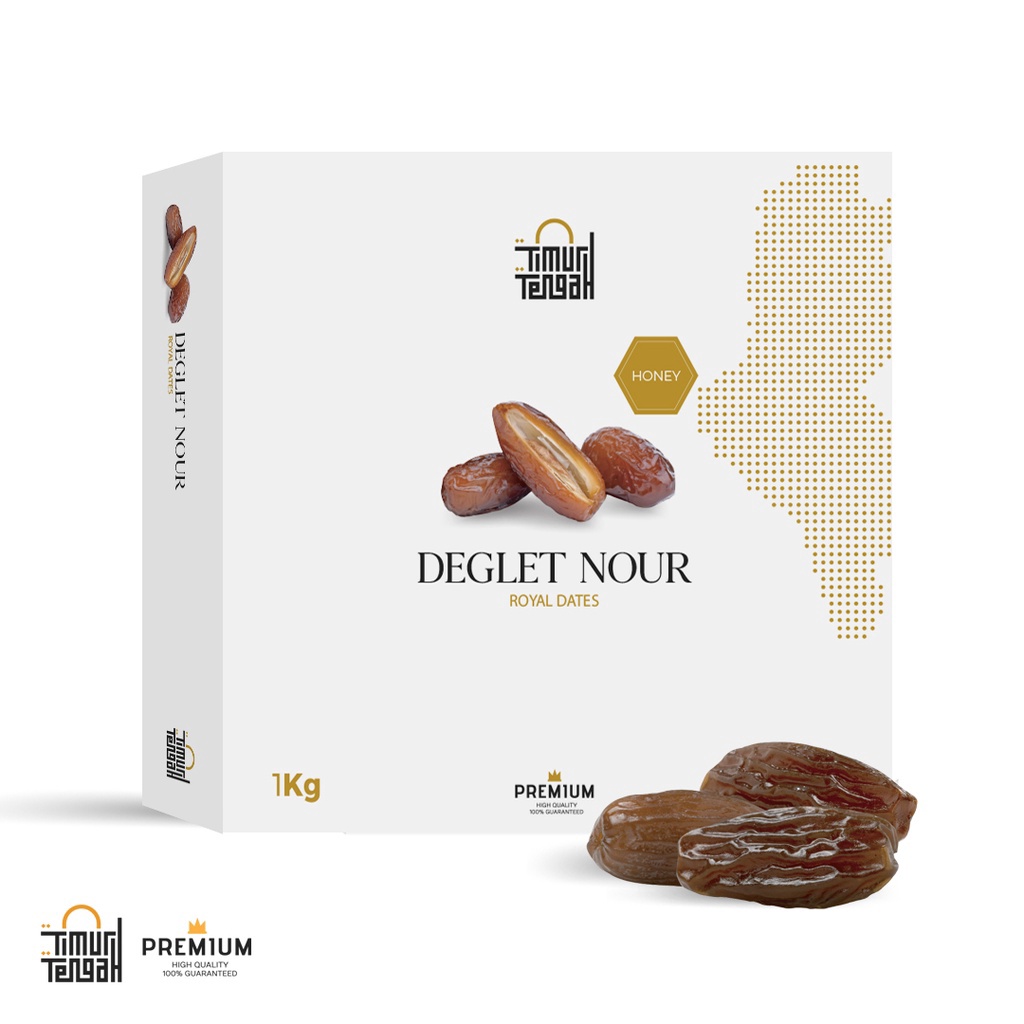 

✨Terbaru✨ Timur Tengah Kurma Tunisia Madu 1kg Deglet Noor Honey Premium Original High Quality 