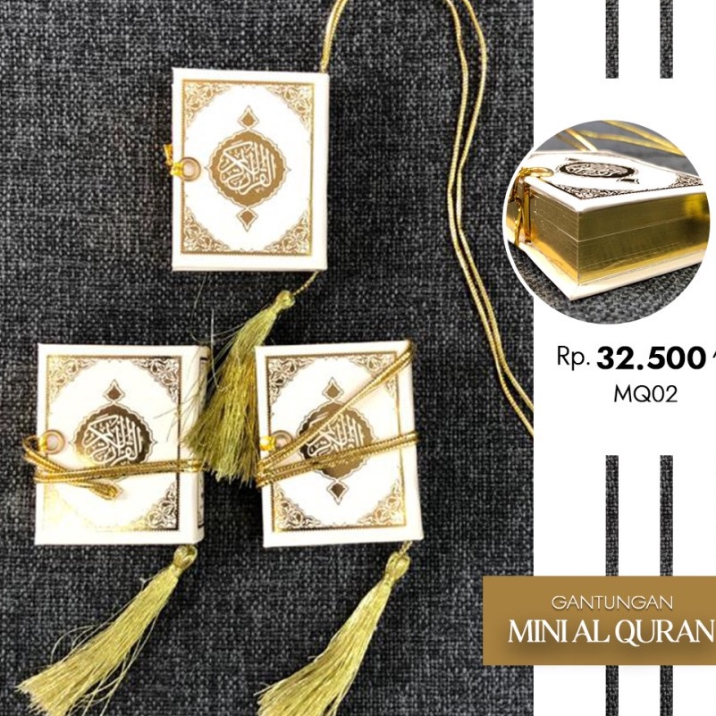 Star Seller,, Mini Al Quran Gantungan Hiasan Aksesoris Mobil Kaligrafi Turki.