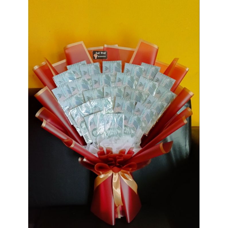 Buket Uang Kosong Kerangka Buket Uang 25 Lembar dan 30 Lembar Sant Florist Ready