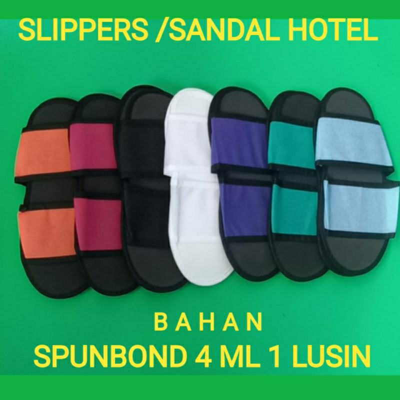 sandal lantai #sandal hotel #sandal klinik# sandal rumah #sovenir #dll ( 1 lusin isi 12 pasang)