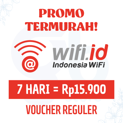 VOUCHER WIFI ID 7 HARI - REGULER