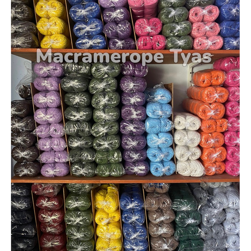 Benang Macrame 4mm kemasan Pack