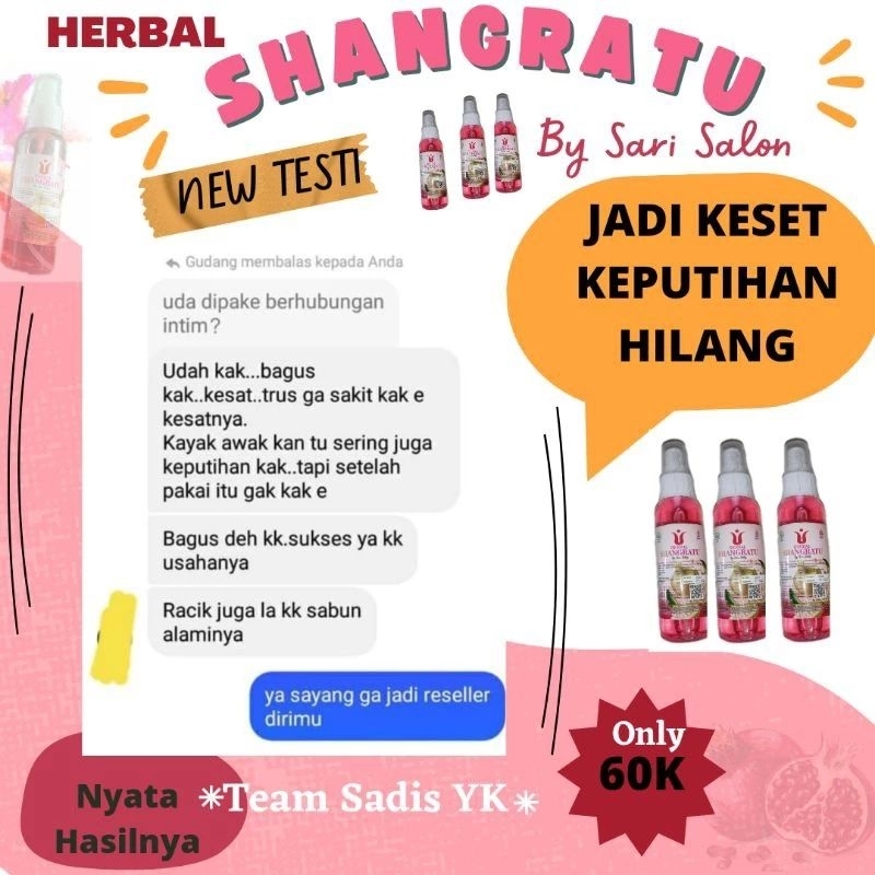 

AIR HERBAL SHANGRATU BPOM ORIGINAL / AIR HERBAL SHANG RATU OBAT KEPUTIHAN