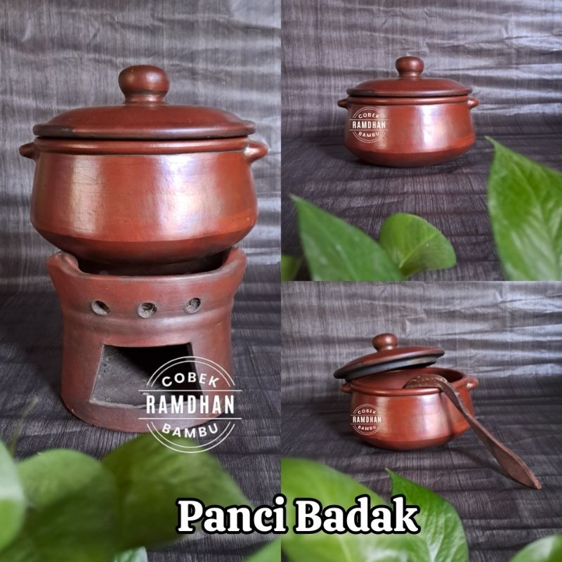 Kwali Tanah Liat/ Kuali Tanah/ Panci Badak