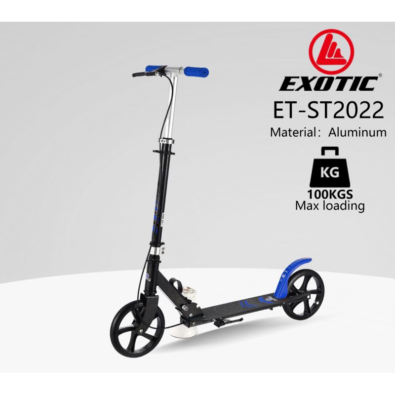 Scooter Alloy ET - ST 2022 Roda Besar Skuter Exotic
