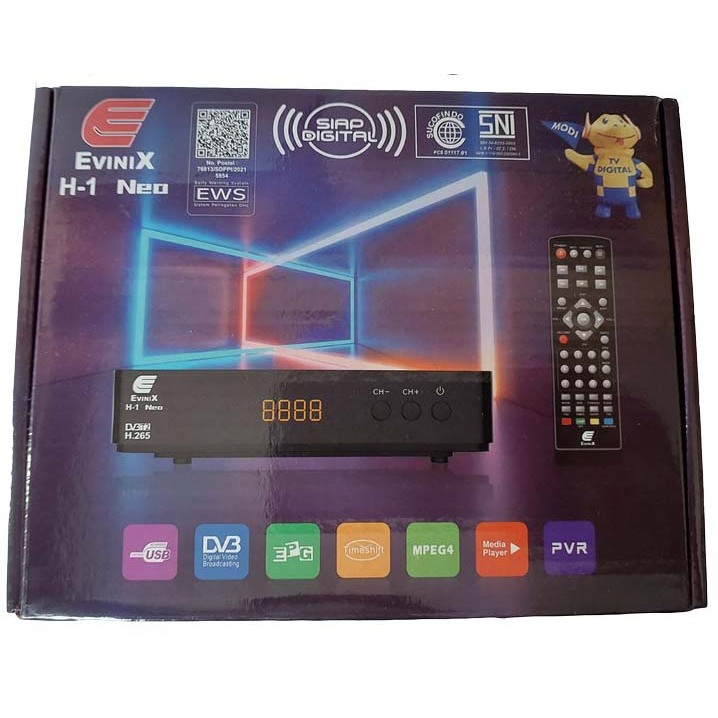 Set Top Box DVBT-2 Evinix H-1 Neo