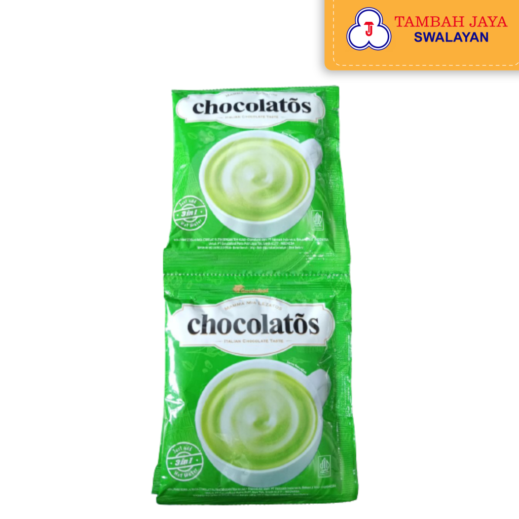 

Chocolatos Matcha 1 Renceng isi 10 sachet