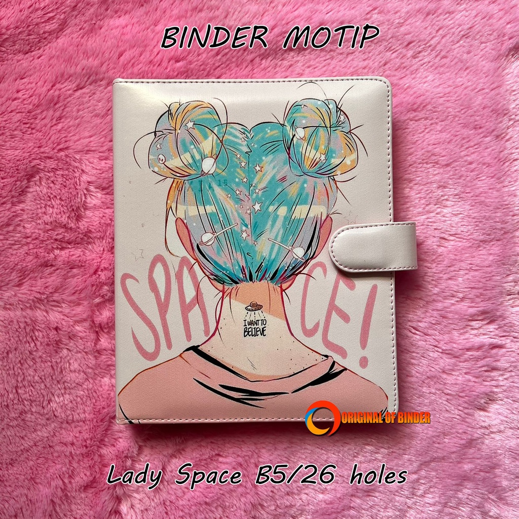 

12.12 ✨Promo✨ BINDER PRINTING MOTIP LADY SPACE A5 DAN B5 