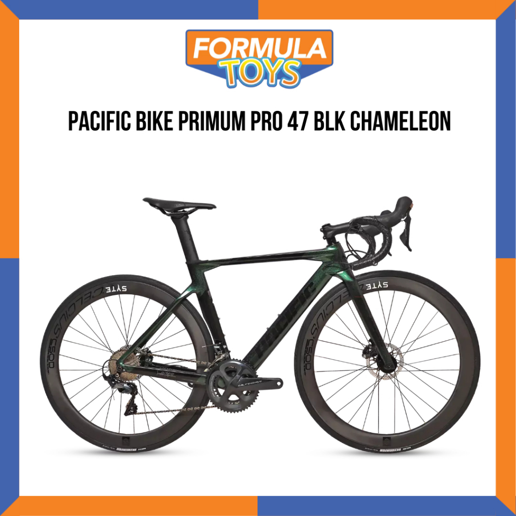 SEPEDA BALAP PACIFIC BIKE PRIMUM PRO 47 BLK CHAMELEON