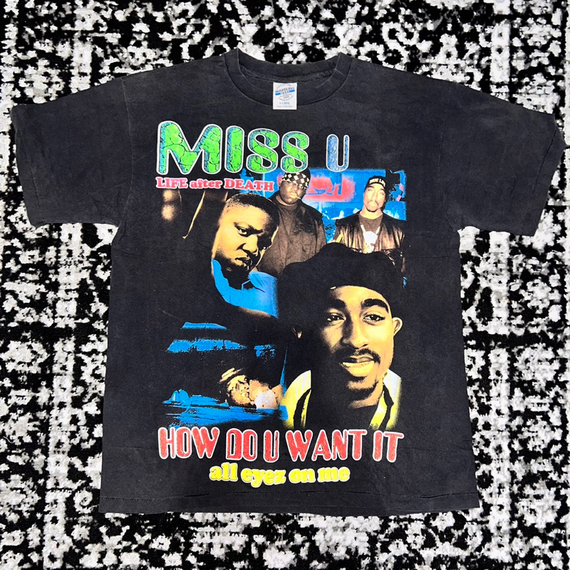 kaos bootleg raptee tupac & notorious big