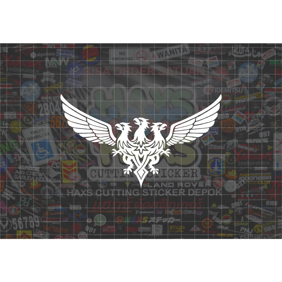 1181 Cutting Sticker Elang Vector J Soul Brother Ukuran 13 Cm Motor Mobil