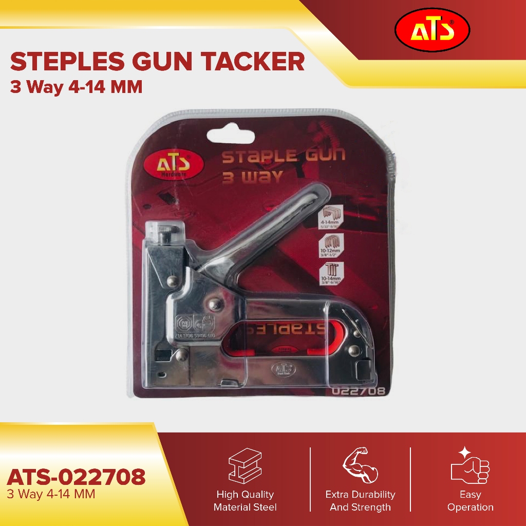 

ATS Steples Gun Tacker 3 Way 4-14 MM