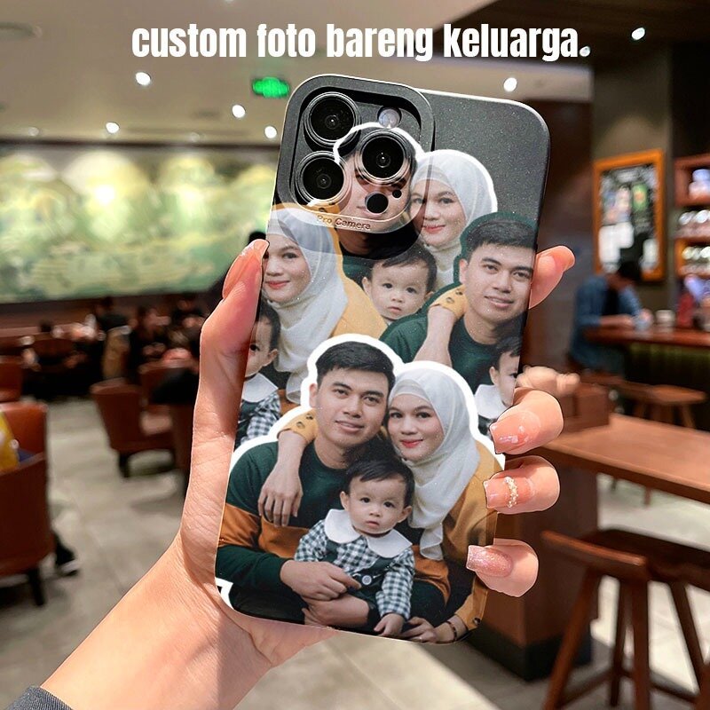 Caricase - Casing Custom Print UV Foto + Nama Untuk Semua Type Hp - Bebas Requst