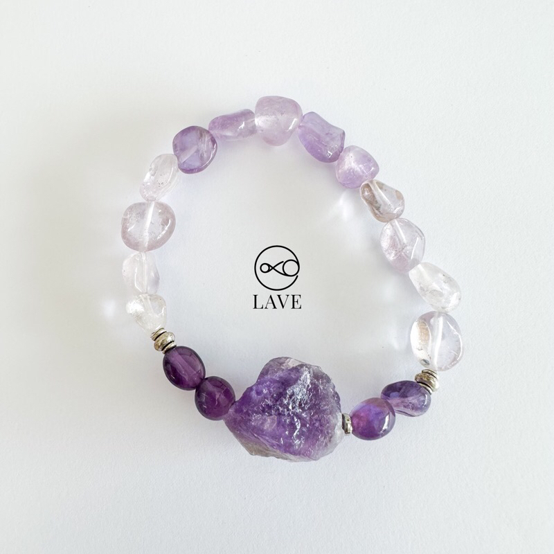 Stretch Amethyst Crystal Bracelet