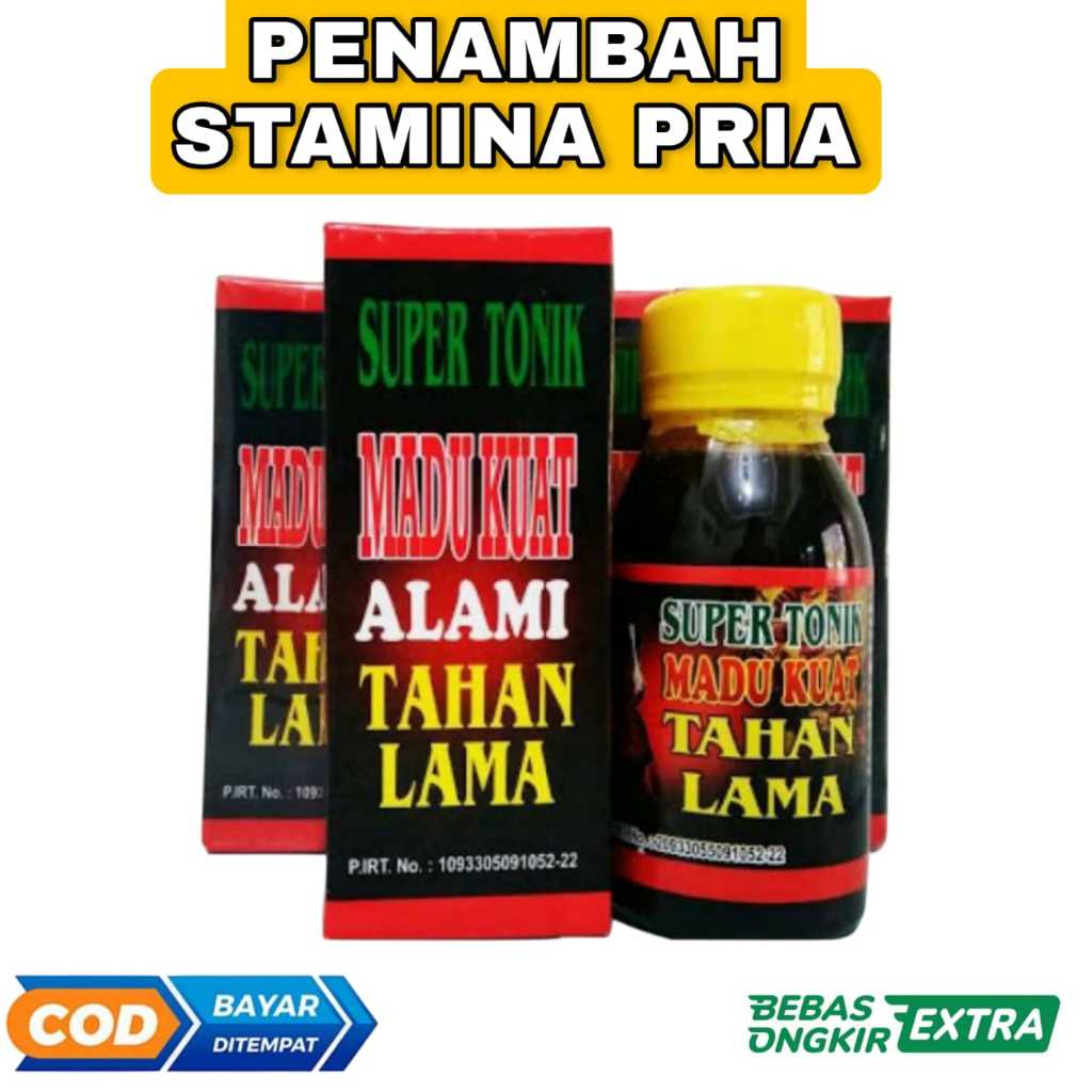 

MADU Kuat Pria Tahan Lama isi 60 ml PENAMBAH STAMINA lelaki