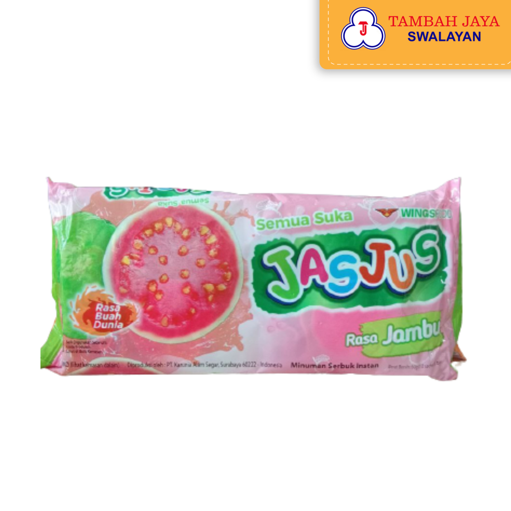 

Jasjus Jambu 1 Renceng isi 10 sachet