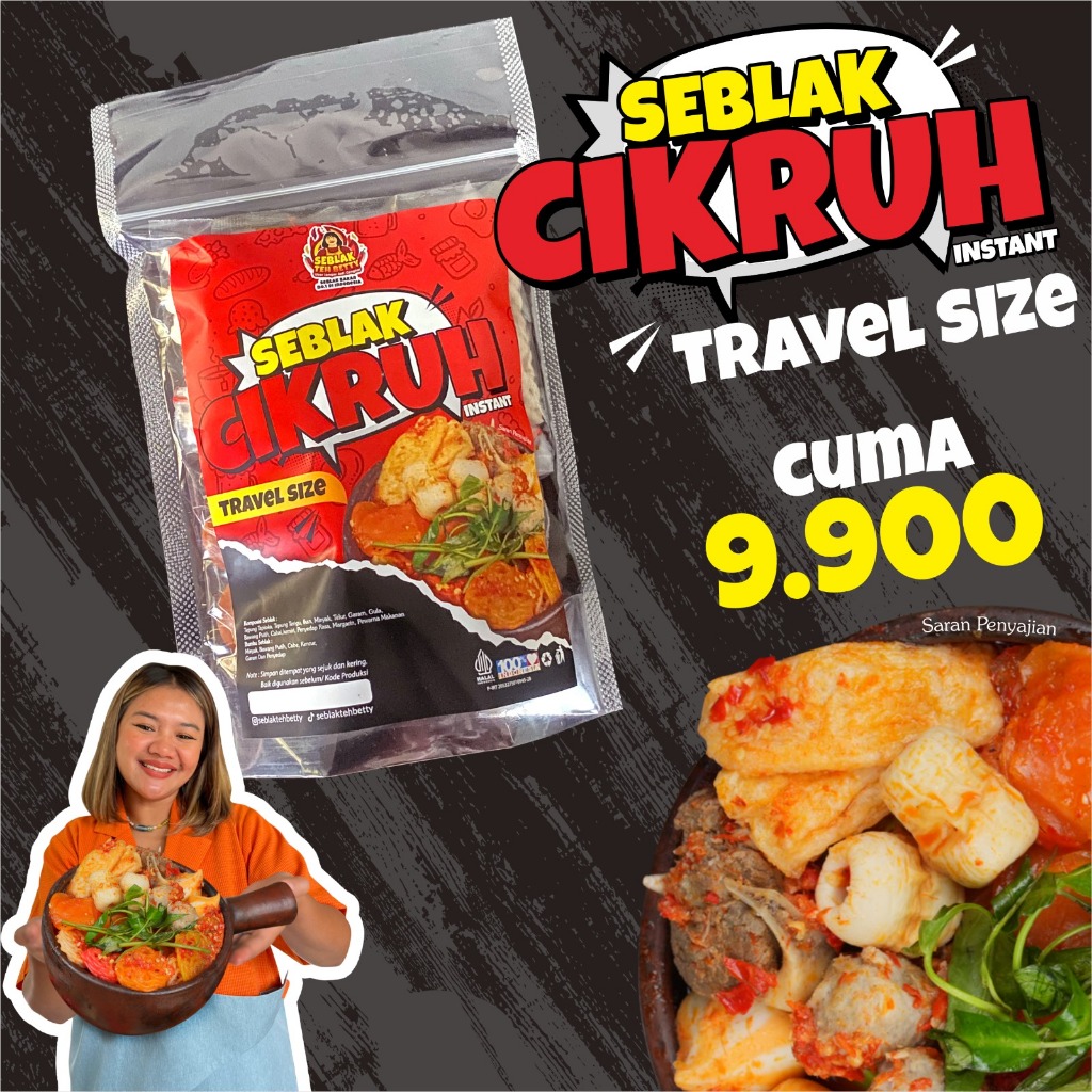 

SEBLAK TEH BETTY TRAVELSIZE